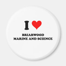 Eu amo o fuzileiro naval e a ciência do Briarwood Ima De Geladeira