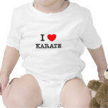 Eu amo o karaté tshirts