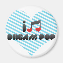 Eu amo o pop ideal imãs de refrigerador