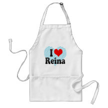 Eu amo o Reina Aventais