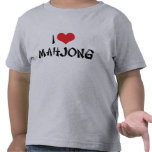 Eu amo o t-shirt de Mahjong