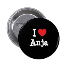 Eu amo o t-shirt do coração de Anja Botons