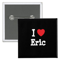 Eu amo o t-shirt do coração de Eric Pins