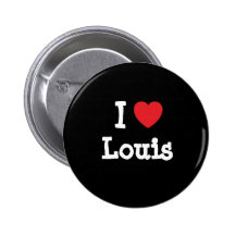 Eu amo o t-shirt do coração de Louis Boton