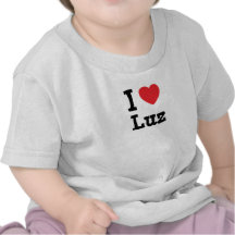 Eu amo o t-shirt do coração de Luz