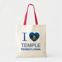 Eu amo o templo, PA Bolsa Para Compras