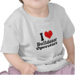 Eu amo operadores da escavadora t-shirt