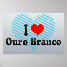 Eu amo Ouro Branco, Brasil Poster