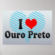 Eu amo Ouro Preto, Brasil Poster