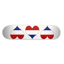 Eu amo Países Baixos Skates