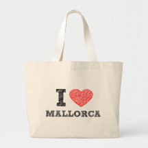 Eu amo Palma de Maiorca Bolsa De Lona