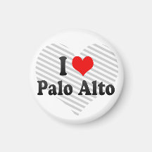 Eu amo Palo Alto, os Estados Unidos Imãs De Geladeira