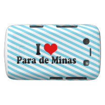 Eu amo Para de Minas, Brasil Capa Blackberry Case-Mate