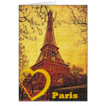 Eu amo Paris Cartão