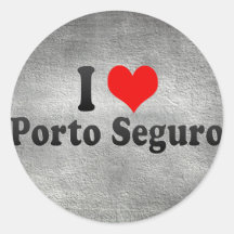 Eu amo Porto Seguro, Brasil Adesivo