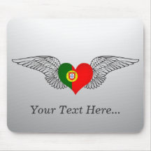 Eu amo Portugal - asas Mousepad