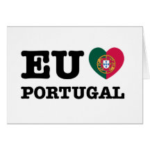 Eu Amo Portugal Cartão