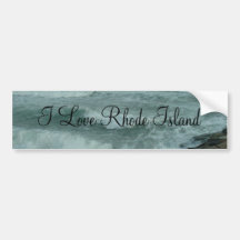 Eu amo Rhode - ilha Adesivo
