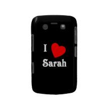 Eu amo Sarah Capa Blackberry Case-Mate