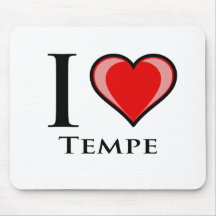 Eu amo Tempe Mousepad