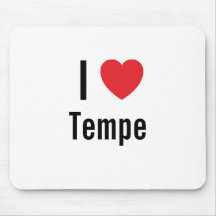 Eu amo Tempe Mousepad