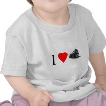 Eu amo trens camiseta