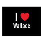 Eu amo Wallace Cartão Postal