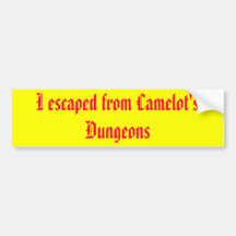 Eu escapei dos Dungeon de Camelot Adesivos