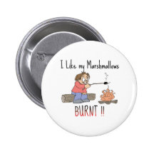 Eu gosto de meus mashmallows queimados pins