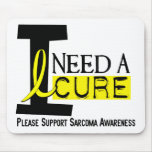 EU PRECISO t-shirt de um SARCOMA da CURA 1 Mouse Pads