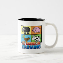Eu preferencialmente estaria cultivando! (fazendei caneca
