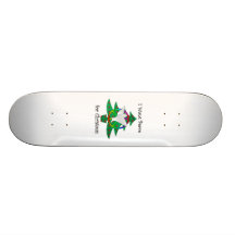 Eu quero a paz para o Natal Skates Personalizados