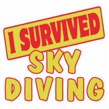 EU SOBREVIVI A SKYDIVING ESCULTURAFOTO