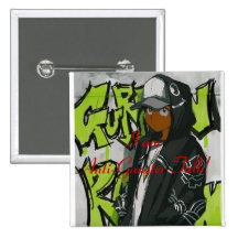 Eu sou Anti-Ganster conversa! Pins