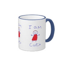 Eu sou bonito caneca