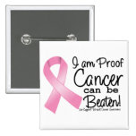 Eu sou cancro da mama da prova posso ser batido pins