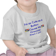 Eu sou tão bonito quanto um ButtonCause meu Gra… T-shirts