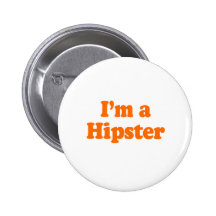 Eu sou UM HIPSTER Pins