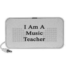 Eu sou um professor de música caixinha de som