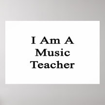 Eu sou um professor de música impressão