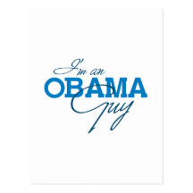 Eu sou uma cara de Obama Cartão Postal
