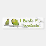 Eu travo para Parakeets Adesivos