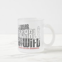 Eu visto a pérola para meu câncer pulmonar da espo caneca