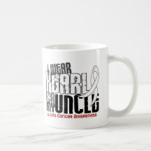 Eu visto a pérola para meu câncer pulmonar do tio  caneca