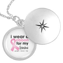 Eu visto o rosa para meu cancro da mama da avó bijuterias