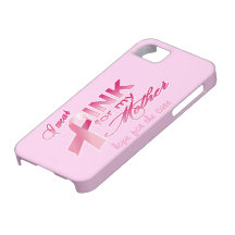 Eu visto o ROSA para minha mãe, esperança para a c Capas iPhone 5 Case-Mate
