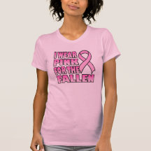 Eu visto o rosa para o t-shirt das mulheres caídas
