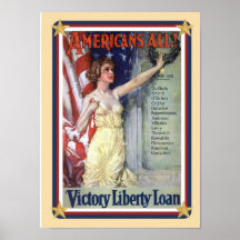 EUA patrióticos - Poster do empréstimo da liberdad
