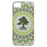 Evergreen da árvore dos bonsais do teste padrão do capa iPhone 5