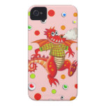 Exemplo bonito da case mate dos desenhos animados  iPhone 4 capas